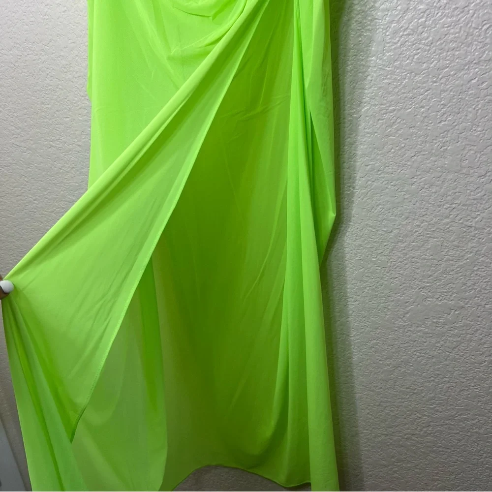 Skims Mesh Cover Up Sarong Skirt Beachwear Neon Green Size 4X